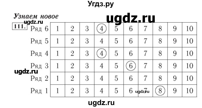 ГДЗ (Решебник №2) по математике 4 класс (рабочая тетрадь) Рудницкая В.Н. / часть 1. упражнение / 111