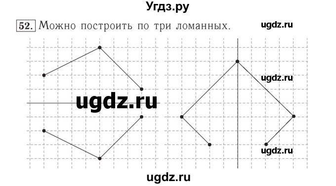 ГДЗ (Решебник №2) по математике 4 класс (рабочая тетрадь) Рудницкая В.Н. / часть 1. упражнение / 52
