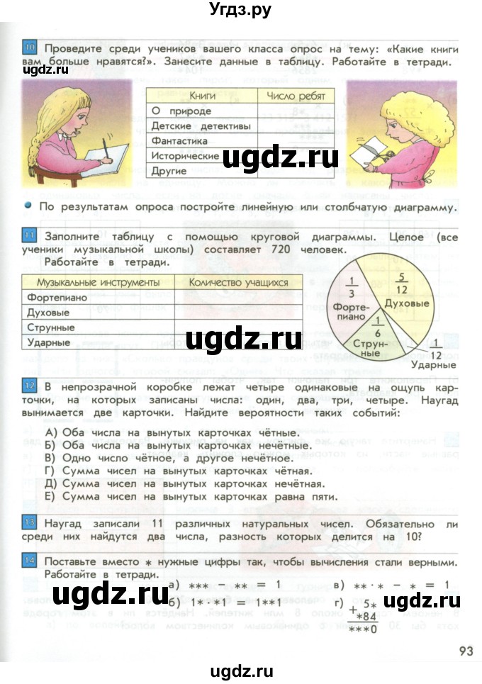 ГДЗ (Учебник 2017) по математике 4 класс Т.Е. Демидова / часть 3. страница / 93