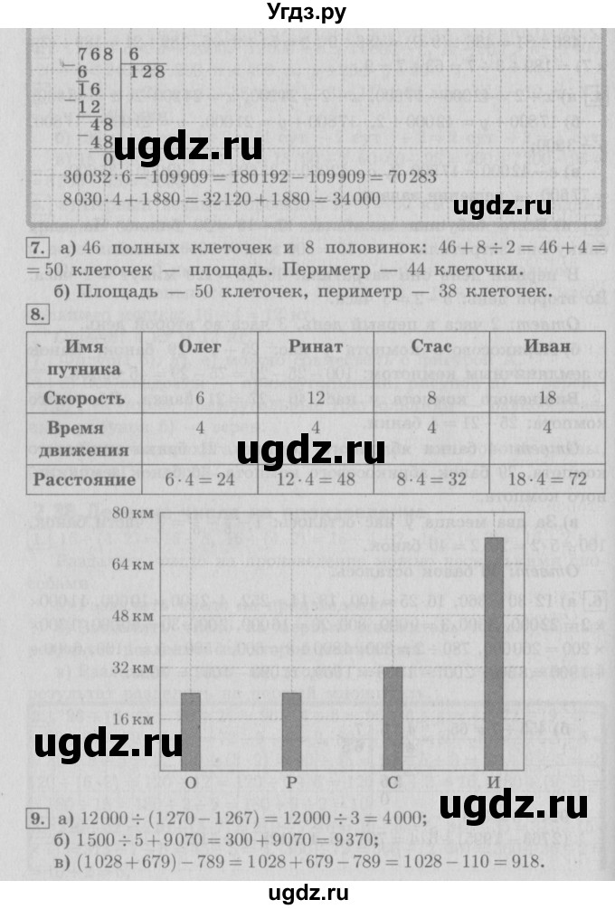 ГДЗ (Решебник №2 к учебнику 2016) по математике 4 класс Т.Е. Демидова / часть 2. страница / 53(продолжение 2)