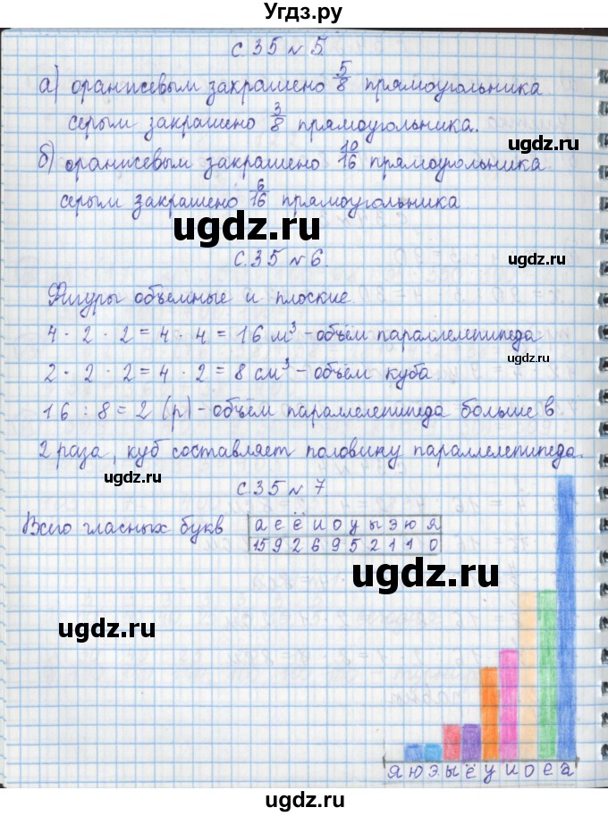 ГДЗ (Решебник к учебнику 2017) по математике 4 класс Т.Е. Демидова / часть 1. страница / 35