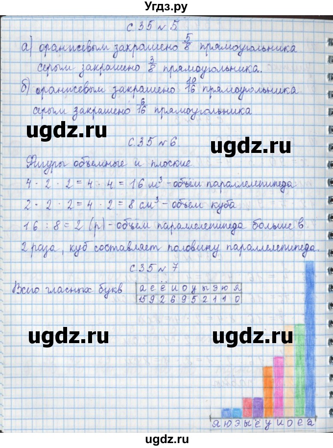 ГДЗ (Решебник №1 к учебнику 2016) по математике 4 класс Т.Е. Демидова / часть 1. страница / 35