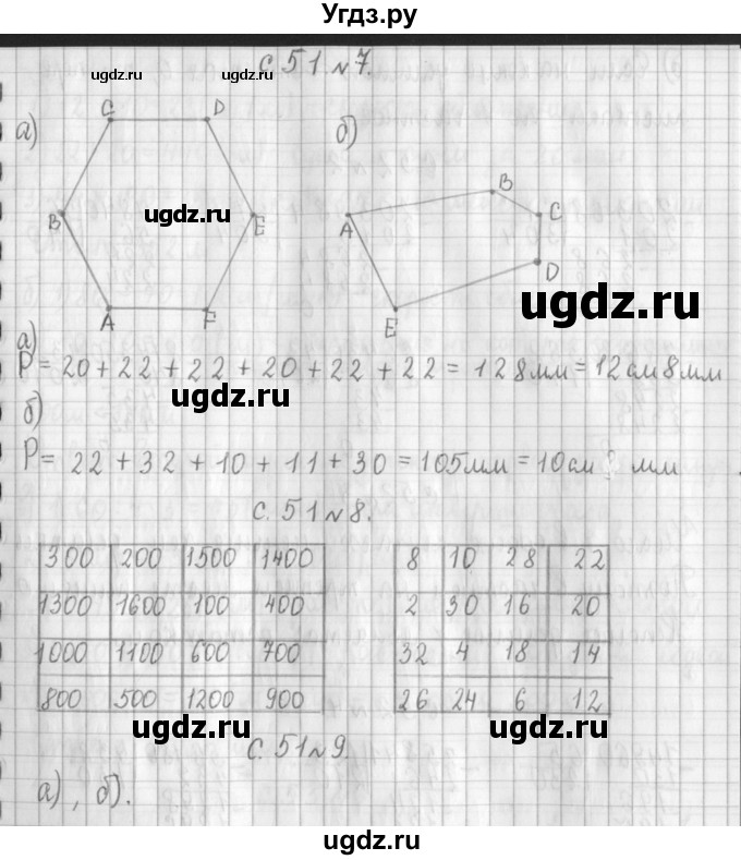 ГДЗ (Решебник №1 к учебнику 2016) по математике 4 класс Т.Е. Демидова / часть 3. страница / 51