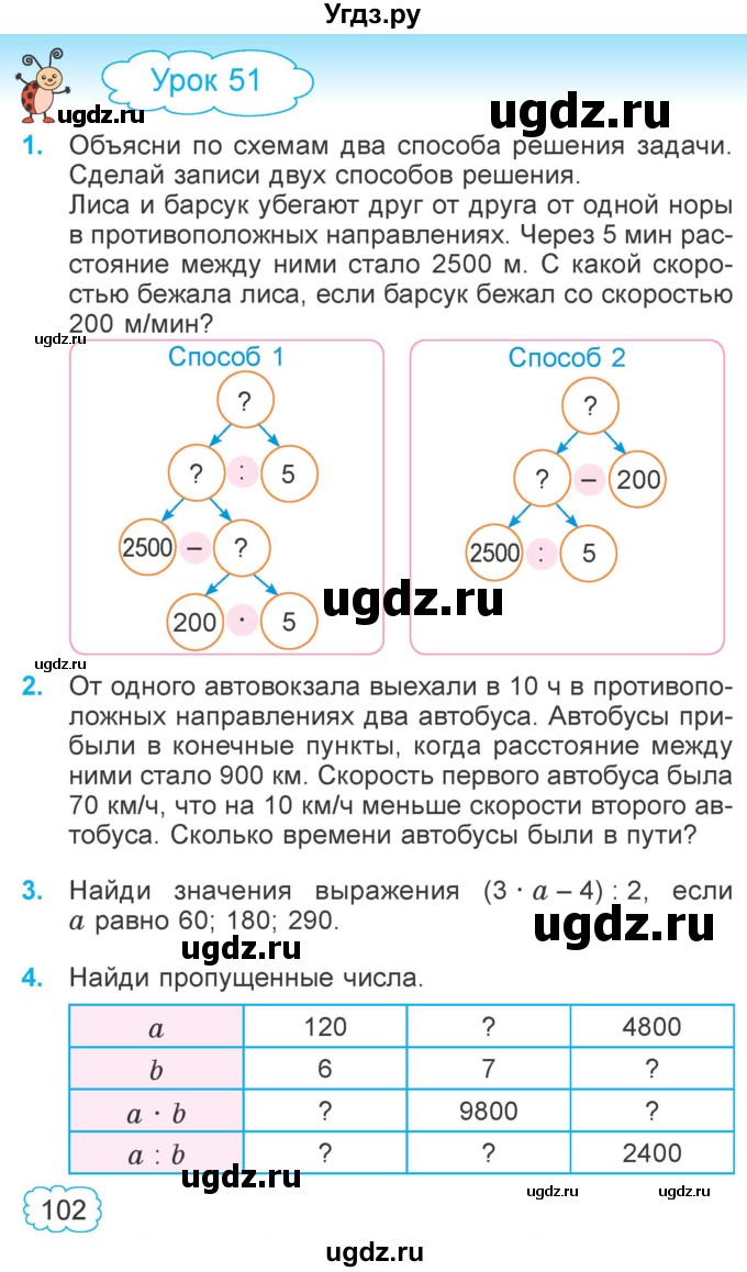 ГДЗ (Учебник 2022) по математике 4 класс Г.Л. Муравьева / часть 1. страница / 102
