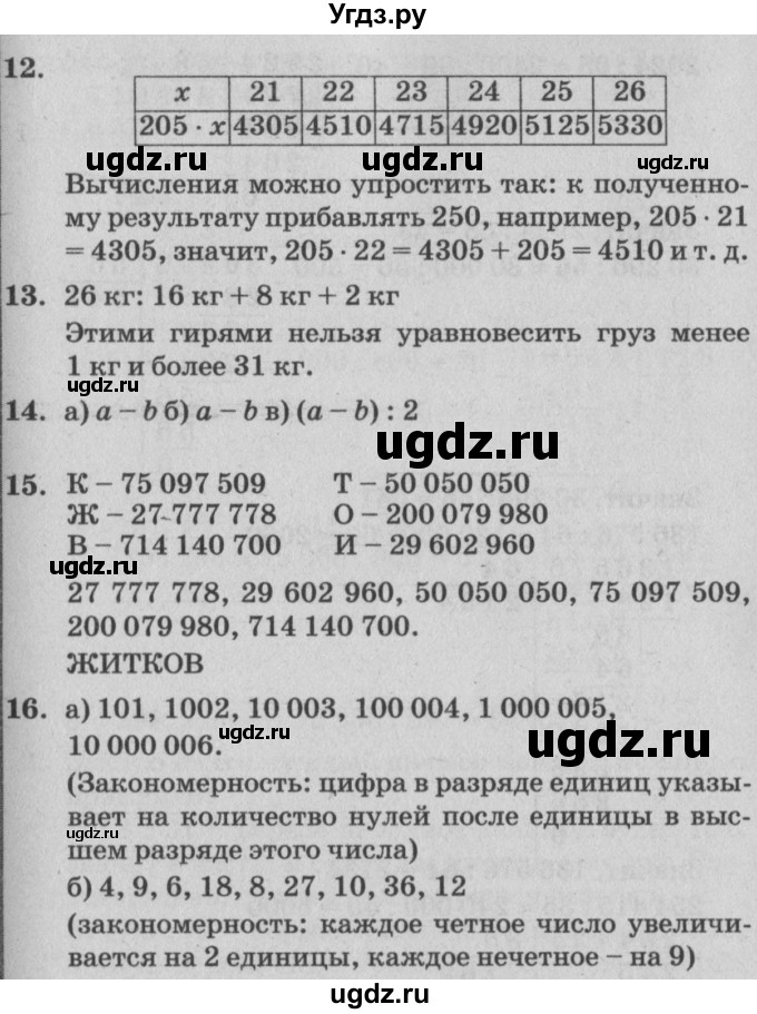 ГДЗ (Решебник №2) по математике 4 класс Петерсон Л.Г. / часть 1. страница / 36(продолжение 2)