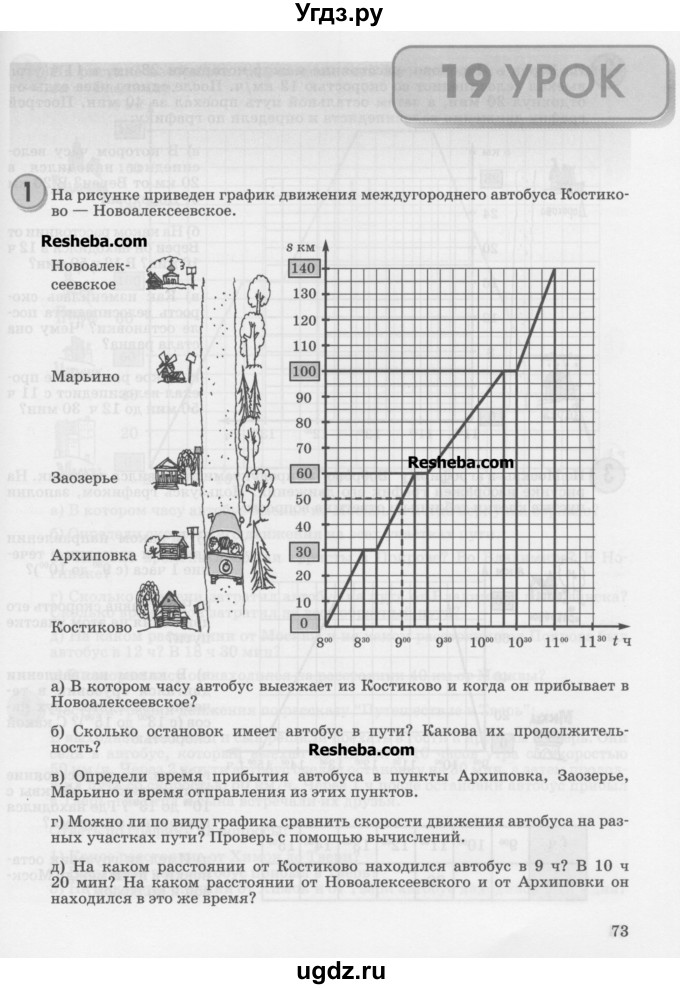 ГДЗ (Учебник) по математике 4 класс Петерсон Л.Г. / часть 3. страница / 73