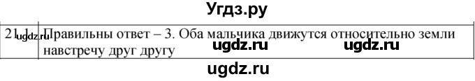 ГДЗ (Решебник к тетради 2023) по физике 7 класс (рабочая тетрадь) Ханнанова Т.А. / §21 / 21.1