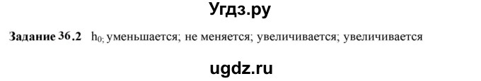 ГДЗ (Решебник к тетради 2023) по физике 7 класс (рабочая тетрадь) Ханнанова Т.А. / §36 / 36.2