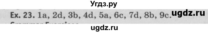 ГДЗ (Решебник №2) по английскому языку 11 класс (рабочая тетрадь ) Афанасьева О.В. / unit 2 / exercise / 23