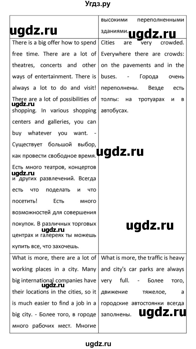 ГДЗ (Решебник) по английскому языку 10 класс (Радужный английский) Афанасьева О.В. / страница-№ / 119(продолжение 3)