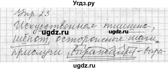 ГДЗ (Решебник) по русскому языку 7 класс Бунеев Р.Н. / упражнение / 23