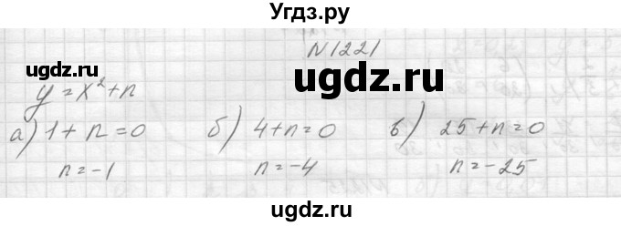 ГДЗ (Решебник к учебнику 2014) по алгебре 8 класс Ю.Н. Макарычев / упражнение / 1221
