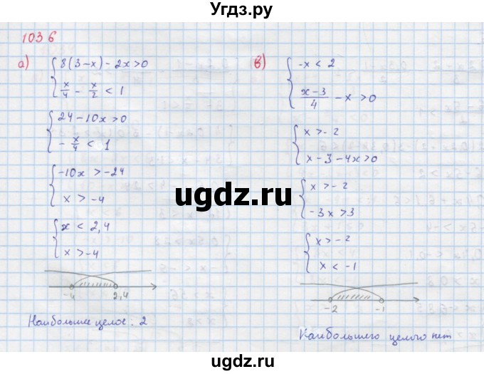 ГДЗ (Решебник к учебнику 2018) по алгебре 8 класс Ю.Н. Макарычев / упражнение / 1036
