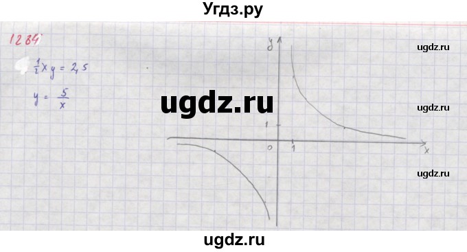 ГДЗ (Решебник к учебнику 2018) по алгебре 8 класс Ю.Н. Макарычев / упражнение / 1284