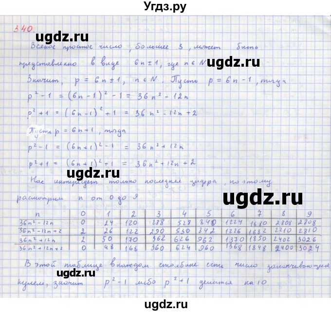 ГДЗ (Решебник к учебнику 2018) по алгебре 8 класс Ю.Н. Макарычев / упражнение / 340