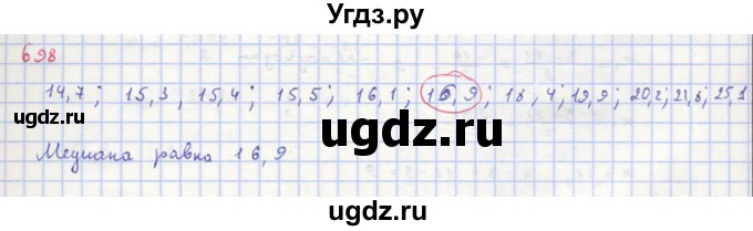 ГДЗ (Решебник к учебнику 2018) по алгебре 8 класс Ю.Н. Макарычев / упражнение / 698