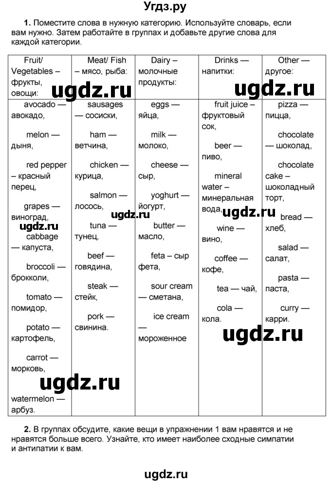 ГДЗ (Решебник) по английскому языку 8 класс (forward) Вербицкая М.В. / страница номер / 50(продолжение 2)