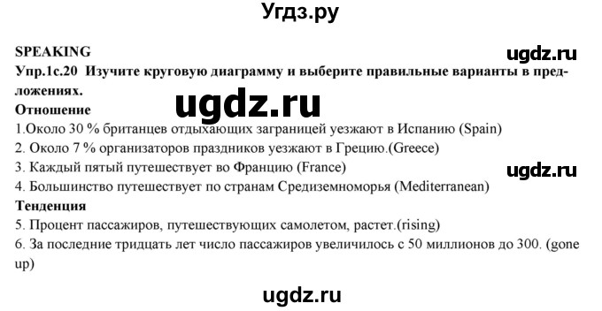 ГДЗ (Решебник) по английскому языку 10 класс (forward ) Вербицкая М. В. / unit 2 / speaking / 1