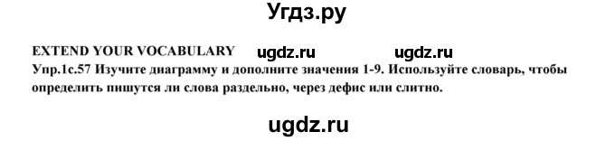 ГДЗ (Решебник) по английскому языку 10 класс (рабочая тетрадь forward) Вербицкая М.В. / unit 7 / Extend your vocabulary / 1