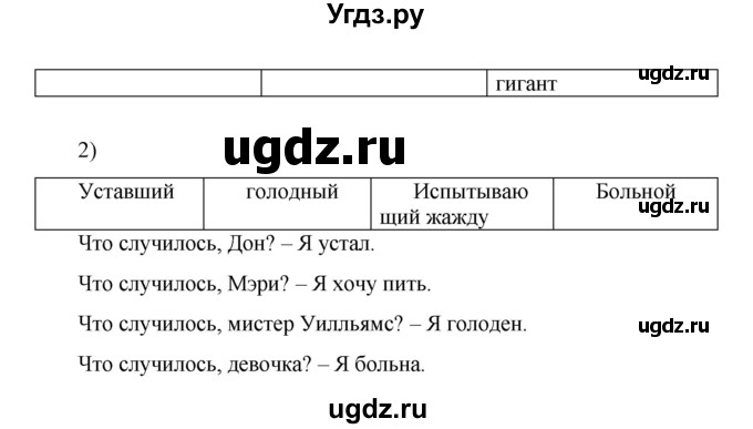 ГДЗ (Решебник №1) по английскому языку 3 класс (rainbow) О. В. Афанасьева / часть 2. страница номер / 8(продолжение 2)