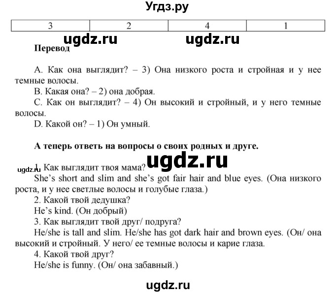 ГДЗ (Решение) по английскому языку 4 класс (сборник упражнений Spotlight) Быкова Н.И. / страница номер / 16(продолжение 2)