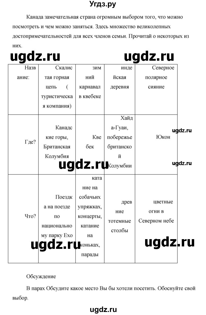 ГДЗ (Решебник) по английскому языку 5 класс Комарова Ю. А. / страница номер / 129(продолжение 3)