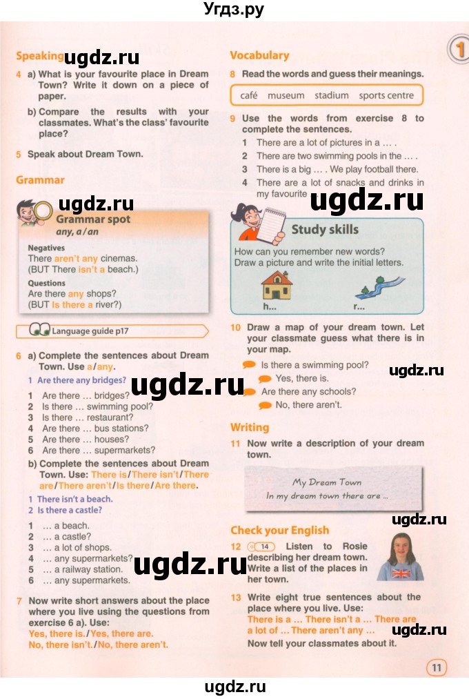ГДЗ (Учебник 2021) по английскому языку 5 класс Комарова Ю. А. / страница / 11