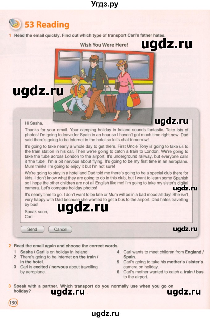ГДЗ (Учебник 2021) по английскому языку 5 класс Комарова Ю. А. / страница / 130
