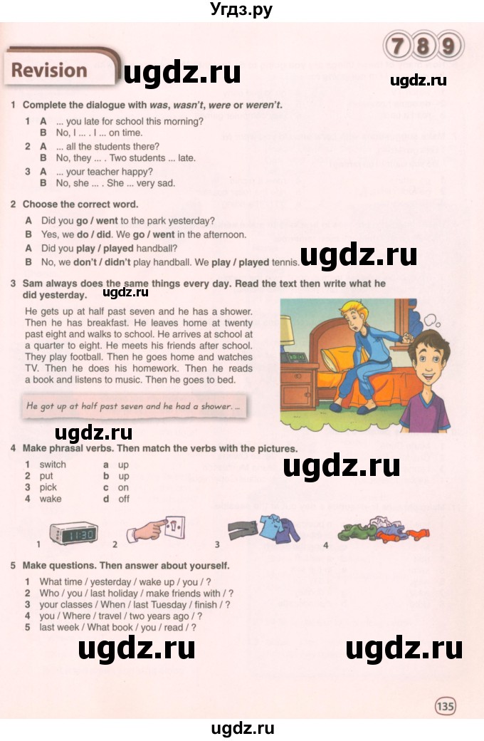 ГДЗ (Учебник 2021) по английскому языку 5 класс Комарова Ю. А. / страница / 135