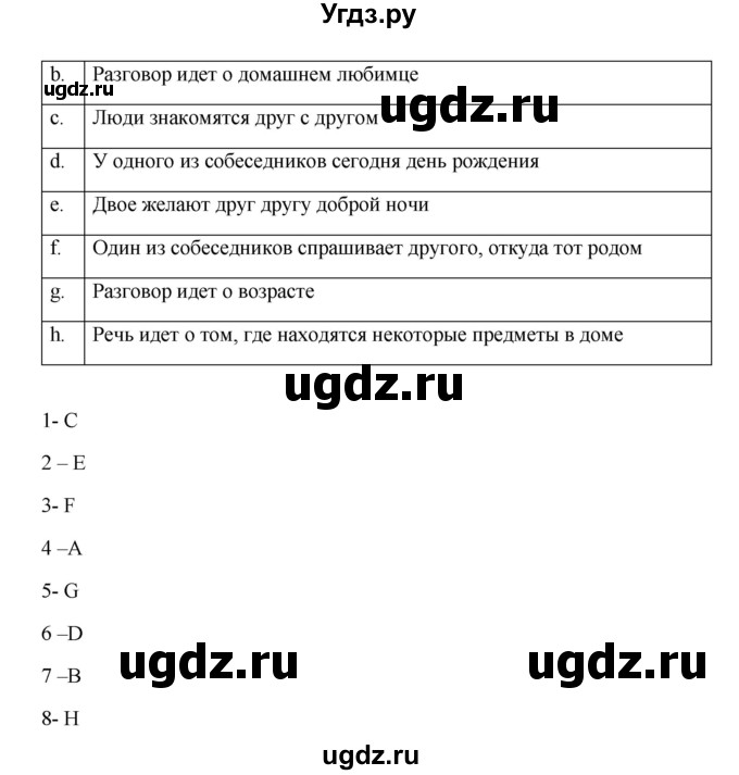 ГДЗ (Решебник) по английскому языку 5 класс (новый курс (1-й год обучения)) О.В. Афанасьева / страница номер / 200(продолжение 2)