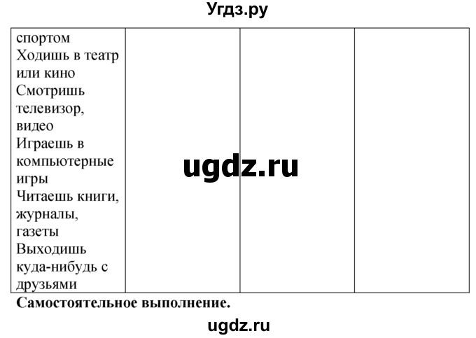 ГДЗ (решебник) по английскому языку 5 класс М.З. Биболетова / unit 2 / section 1-3 / 22(продолжение 2)