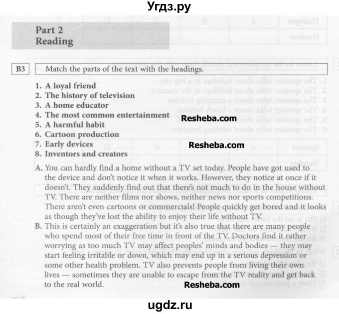 ГДЗ (Учебник) по английскому языку 9 класс (рабочая тетрадь 2 (workbook-2)) М.З. Биболетова / Unit 1 / Test 1 / 2