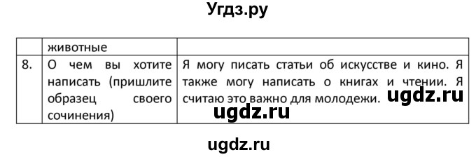 ГДЗ (Решебник) по английскому языку 6 класс (Форвард) Вербицкая М.В. / часть 1. страница номер / 7(продолжение 3)