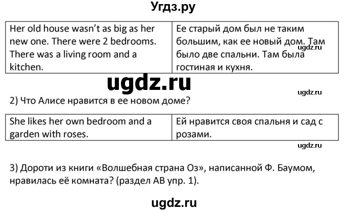 ГДЗ (решебник) по английскому языку 6 класс В.П. Кузовлев / unit 3 / lesson 2 / 1(продолжение 2)