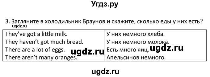 ГДЗ (решебник) по английскому языку 6 класс В.П. Кузовлев / unit 4 / lesson 2 / 3