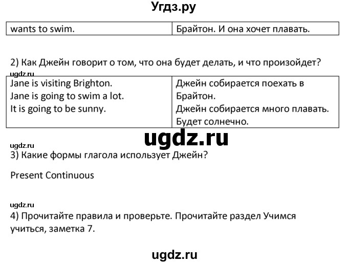ГДЗ (решебник) по английскому языку 6 класс В.П. Кузовлев / unit 6 / lesson 3 / 1(продолжение 2)