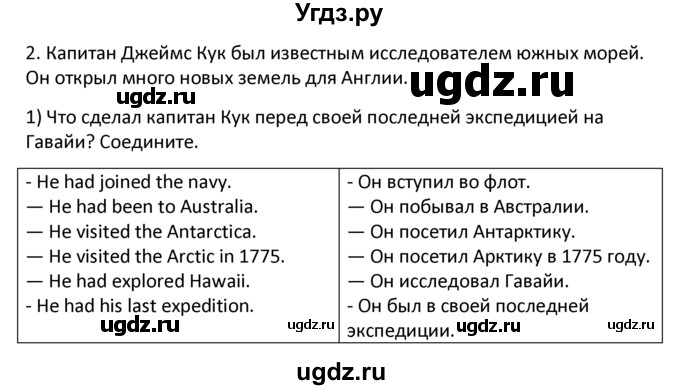 ГДЗ (решебник) по английскому языку 6 класс В.П. Кузовлев / unit 7 / lesson 7 / 2