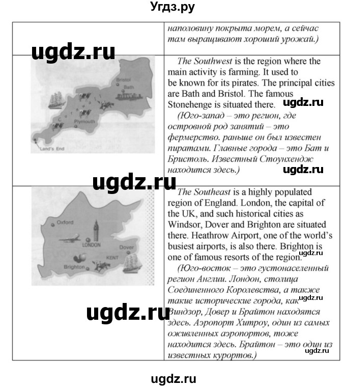 ГДЗ (Решебник) по английскому языку 6 класс О.В. Афанасьева / часть 1. страница / 96(продолжение 5)