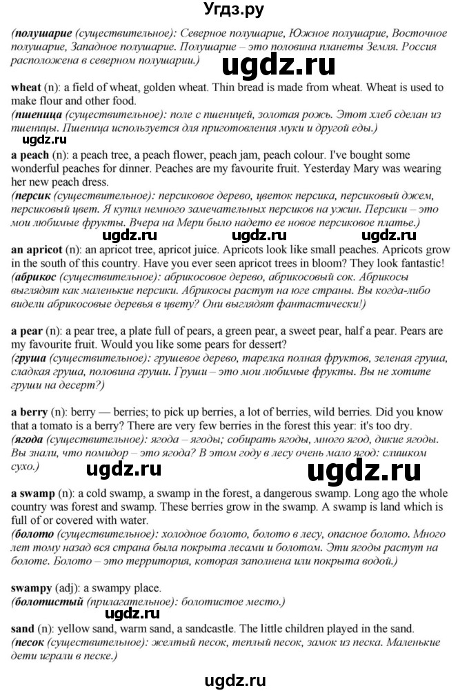 ГДЗ (Решебник) по английскому языку 6 класс О.В. Афанасьева / часть 2. страница / 124(продолжение 2)