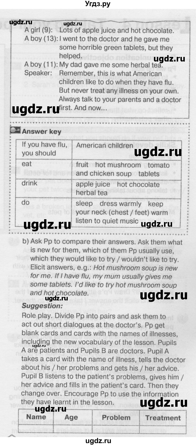 ГДЗ (Решебник №2) по английскому языку 6 класс Деревянко Н.Н. / Раздел 8 / урок 3 / 3(продолжение 2)