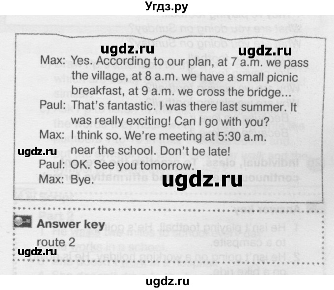 ГДЗ (Решебник №2) по английскому языку 6 класс Деревянко Н.Н. / Раздел 10 / урок 4 / 1(продолжение 2)