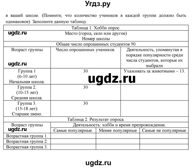 ГДЗ (Решебник к учебнику 2015) по английскому языку 7 класс О.В. Афанасьева / страница / 101(продолжение 2)