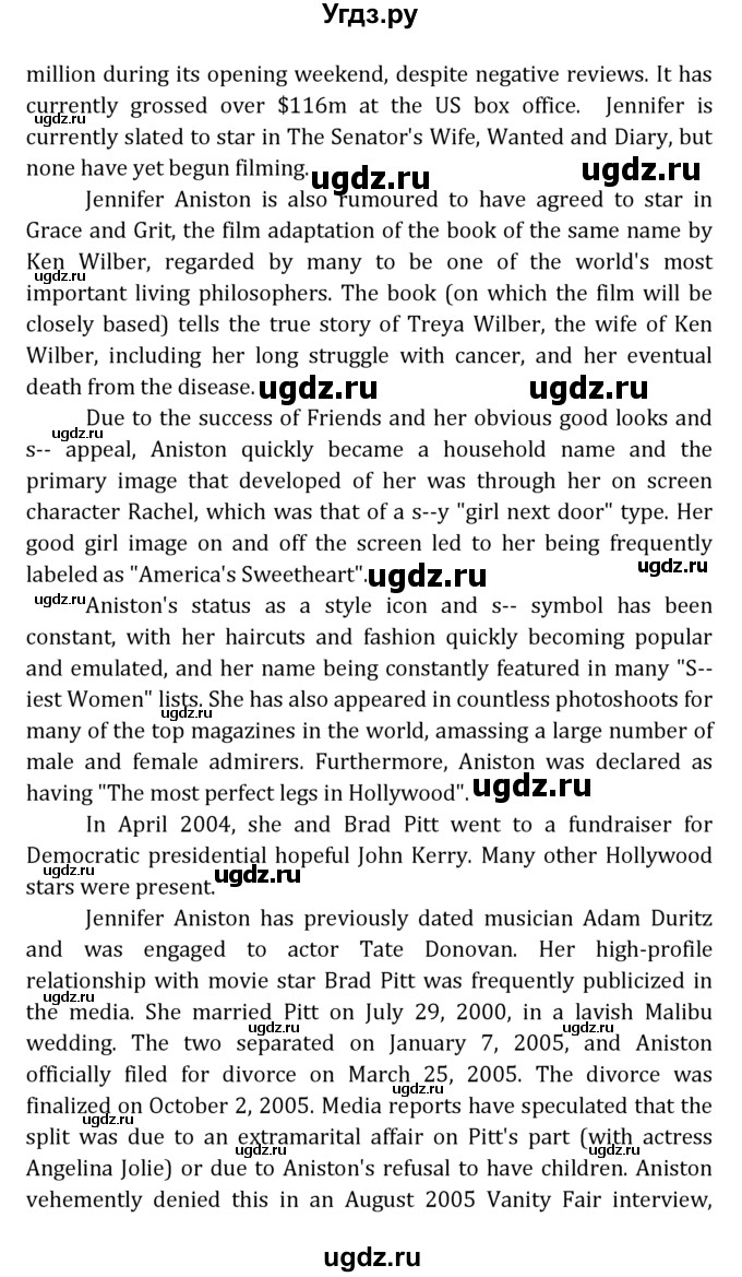 ГДЗ (Решебник к учебнику 2021) по английскому языку 7 класс О.В. Афанасьева / страница / 203(продолжение 4)