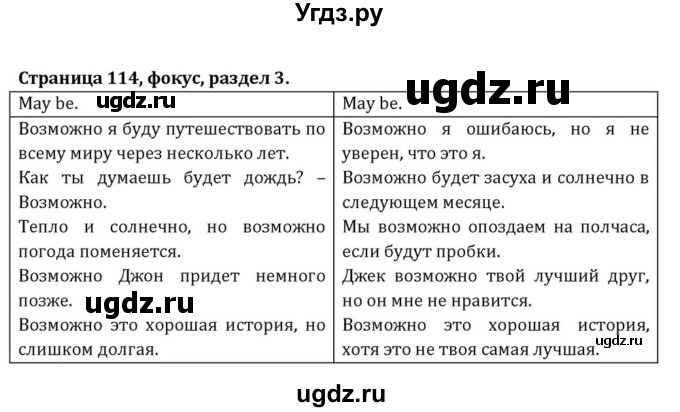 ГДЗ (Решебник) по английскому языку 8 класс (Student's Book) О. В. Афанасьева / страница номер / 115(продолжение 2)