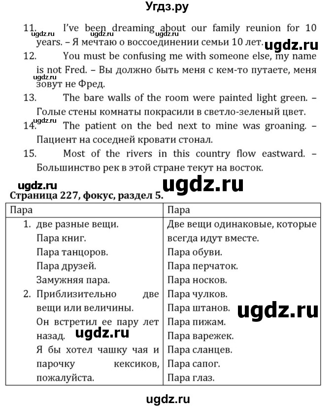 ГДЗ (Решебник) по английскому языку 8 класс (Student's Book) О. В. Афанасьева / страница номер / 227(продолжение 2)