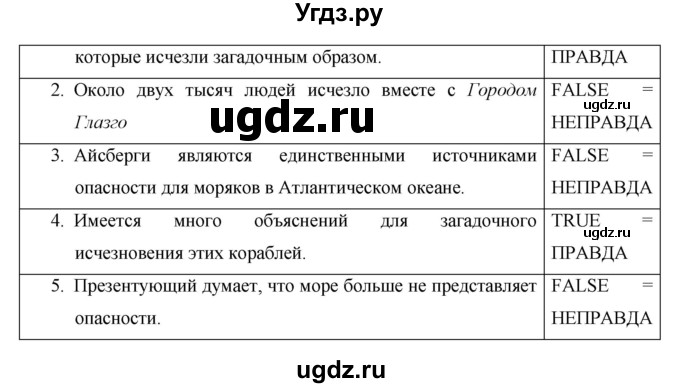 ГДЗ (Решебник) по английскому языку 8 класс (New Millennium) Гроза О.Л. / страница-№ / 138(продолжение 4)