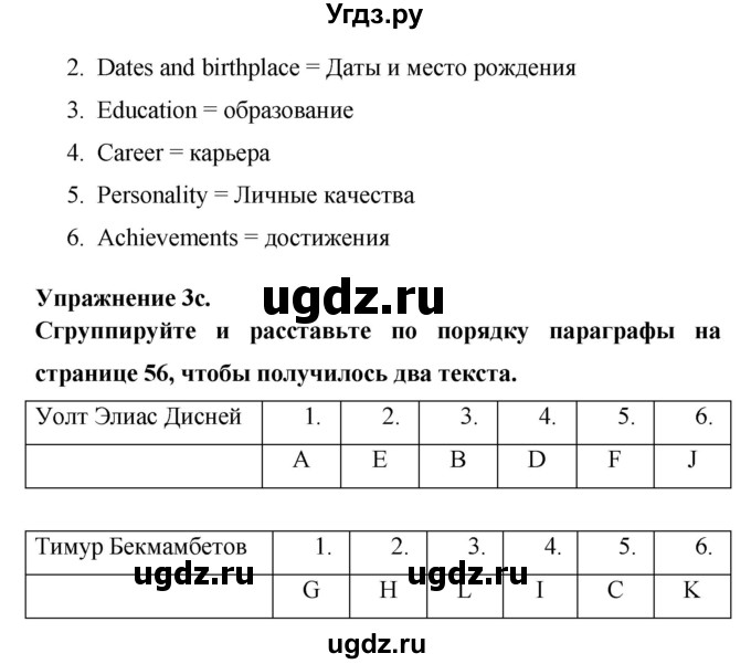 ГДЗ (Решебник) по английскому языку 8 класс (New Millennium) Гроза О.Л. / страница-№ / 55(продолжение 3)