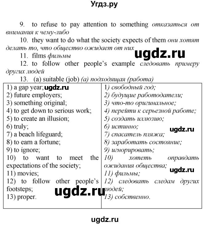 ГДЗ (Решебник) по английскому языку 9 класс (новый курс (5-ый год обучения)) Афанасьева О.В. / страница-№ / 280(продолжение 2)