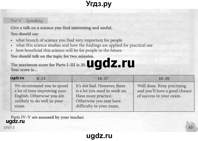 ГДЗ (Тетрадь №2 2014) по английскому языку 11 класс (рабочая тетрадь 1 (workbook-1)) М.З. Биболетова / страница / 45