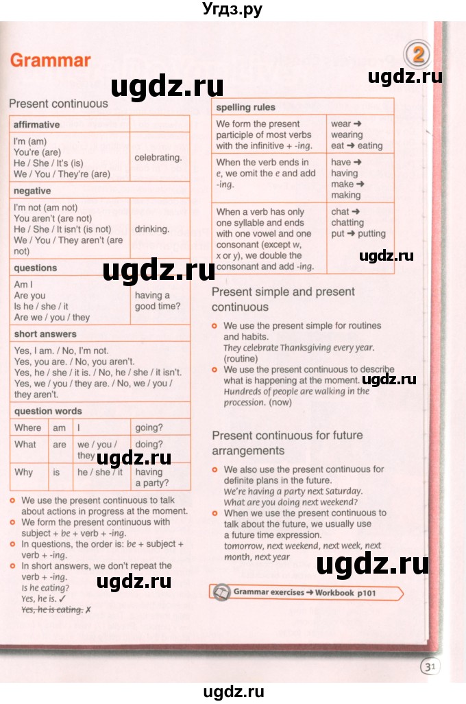 ГДЗ (Учебник 2021) по английскому языку 7 класс Комарова Ю.А. / страница / 31